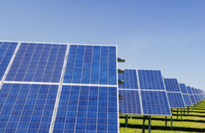 solar panel array combating climate change 